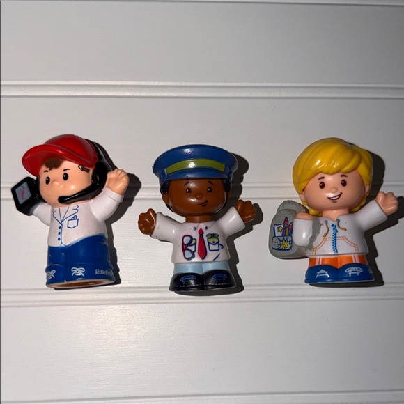 Fisher-Price Other - Fisher Price Little People Community Helpers Figures Lot of 3 Police Doctor Stud